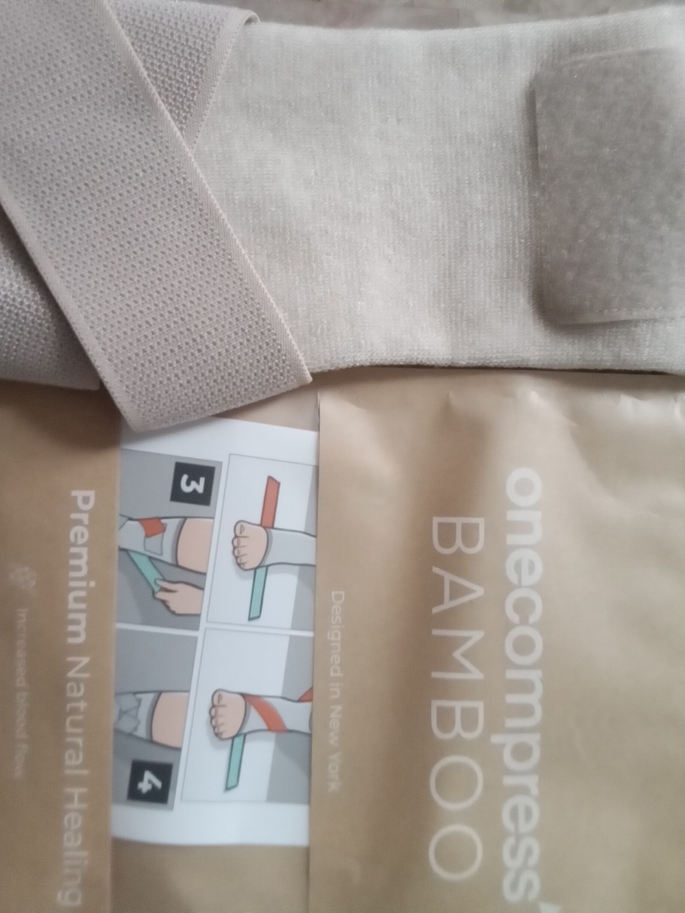 BAMBOO Beige Men’s Support Band